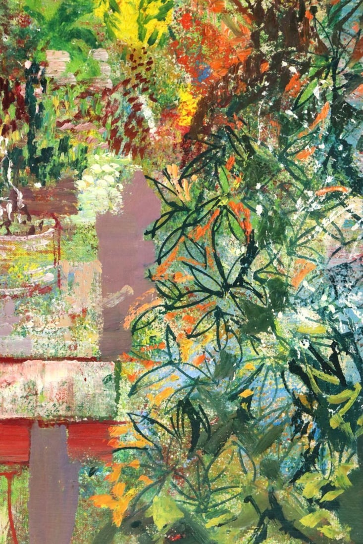 Emilio Grau Sala (Spanish, 1911–1975) "Sur la Balon" Oil Painting on Canvas - 4