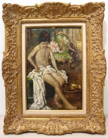 Vincenzo Irolli (Italian, 1860-1949) Oil Painting on Canvas