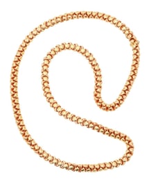 Fred of Paris 18Kt Yellow Gold Long Chain Necklace