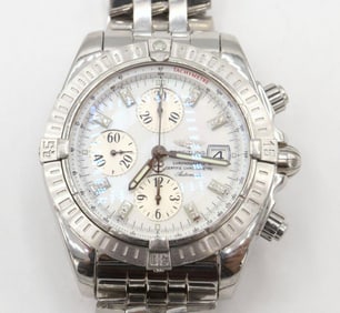Breitling "Evolution" Stainless Steel Chronomat Wristwatch