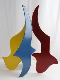 David Hayes (American, 1931–2013) Polychrome Steel Sculpture