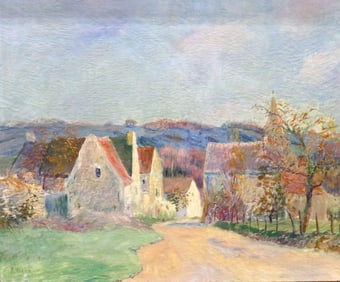 Paul Vogler (French, 1853-1904) Oil Painting on Canvas