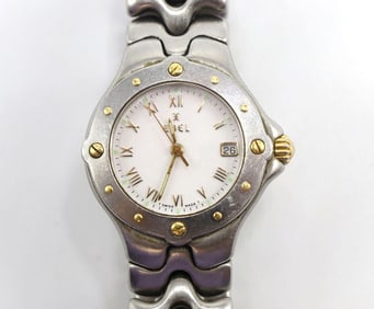 Ebel "Sportwave" Gold & Stainless Steel Watch