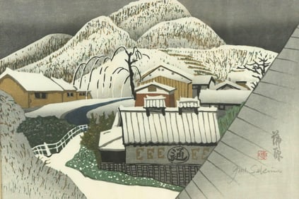 Junichiro Sekino (Japanese, 1914–1988) Woodblock Print