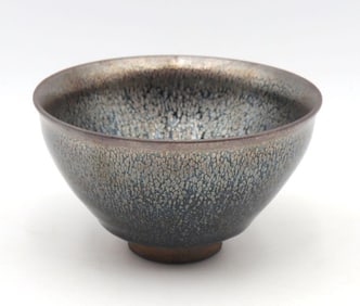 Chinese Tenmoku Glazed Stoneware Tea Bowl