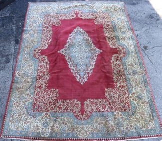 Iranian Kerman 100% Wool Rug