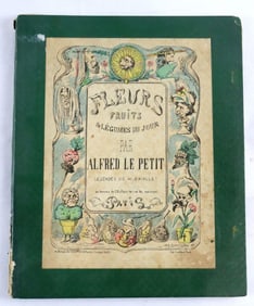RARE Alfred Le Petit "Fleurs, Fruits & Légumes du Jour Paris" Lithograph Plate Set