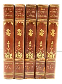 Miguel de Cervantes Saavedra "Don Quixote of La Mancha" 5 Vol Set