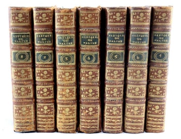 Rene-Aubert Vertot "History of the Knights of Malta" 7 Vol. Set