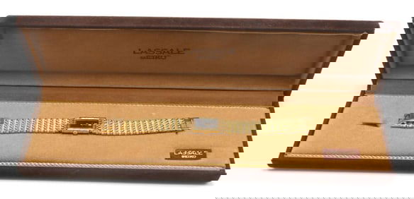 Vintage Lassale Seiko Goldtone Women's Dress Wristwatch