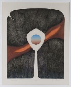 RJ Williams (American, 20th C.) "Sanctuary" Lithograph