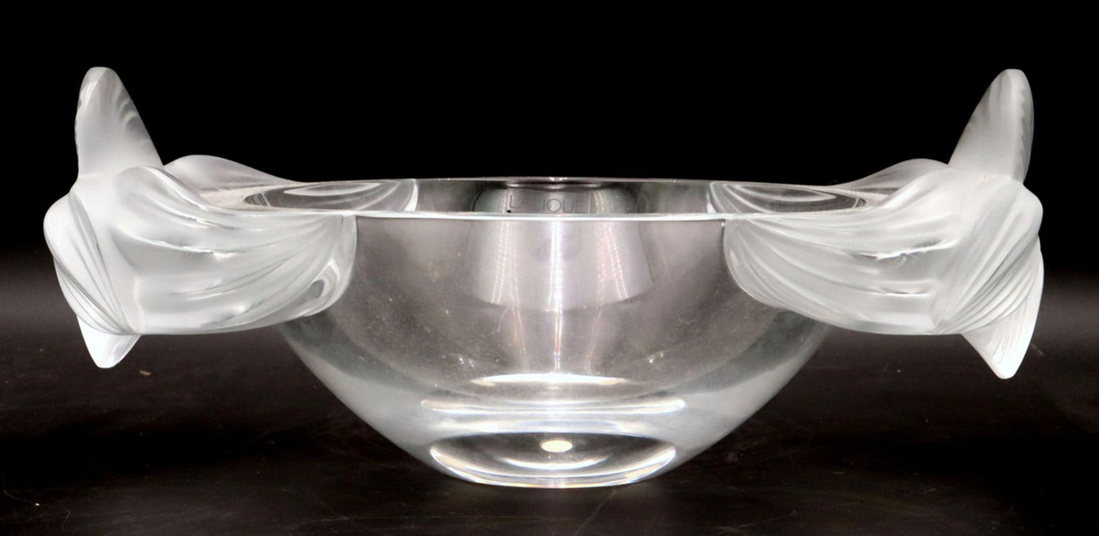Lalique "Loriol" Crystal Bowl (1 of 4)