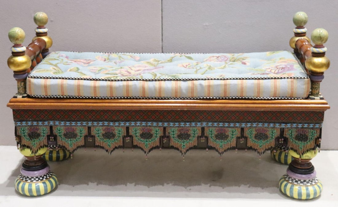 MacKenzie-Childs "Ridiculous" Bench (1 of 7)