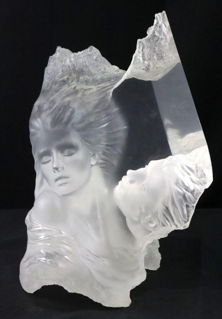 Michael Wilkinson (American, b. 1949) "Atlanteans I – Echoes" Lucite Sculpture (1 of 5)
