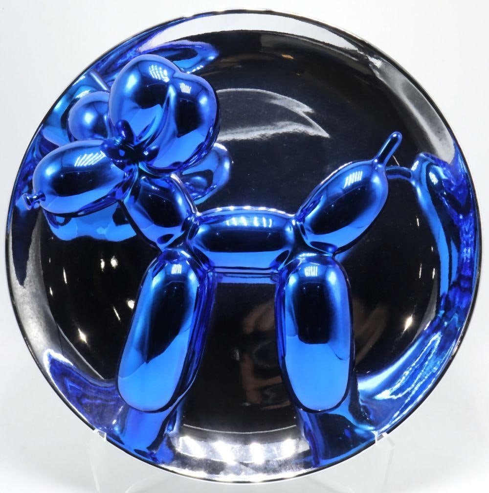 Jeff Koons "Balloon Dog, Blue" Fine Porcelain Sculpture (1 of 5)