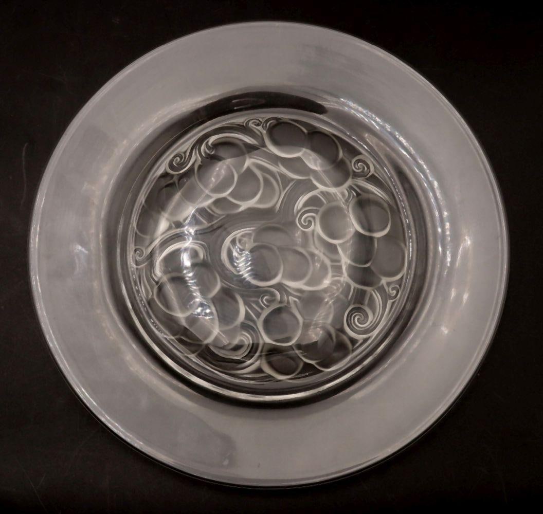 René Lalique "Marienthal" Crystal Plate (1 of 3)