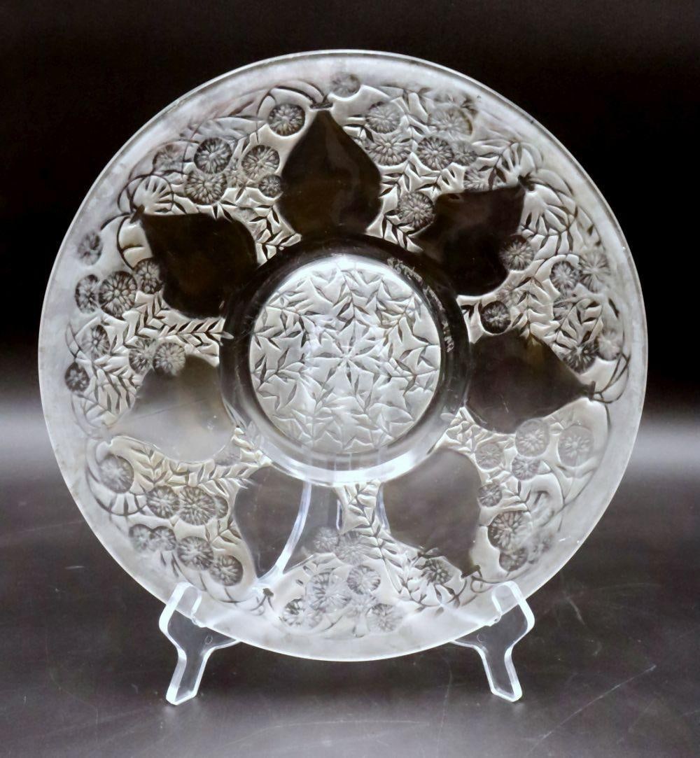 René Lalique “Vases” Glass Plate (1 of 6)