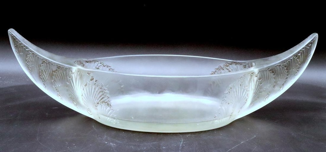 René Lalique "Acanthes" Glass Jardiniere (1 of 12)