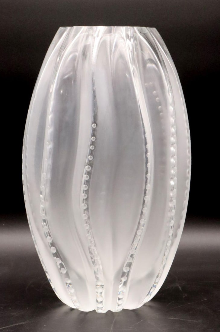 Lalique "Medusa" Crystal Vase (1 of 6)
