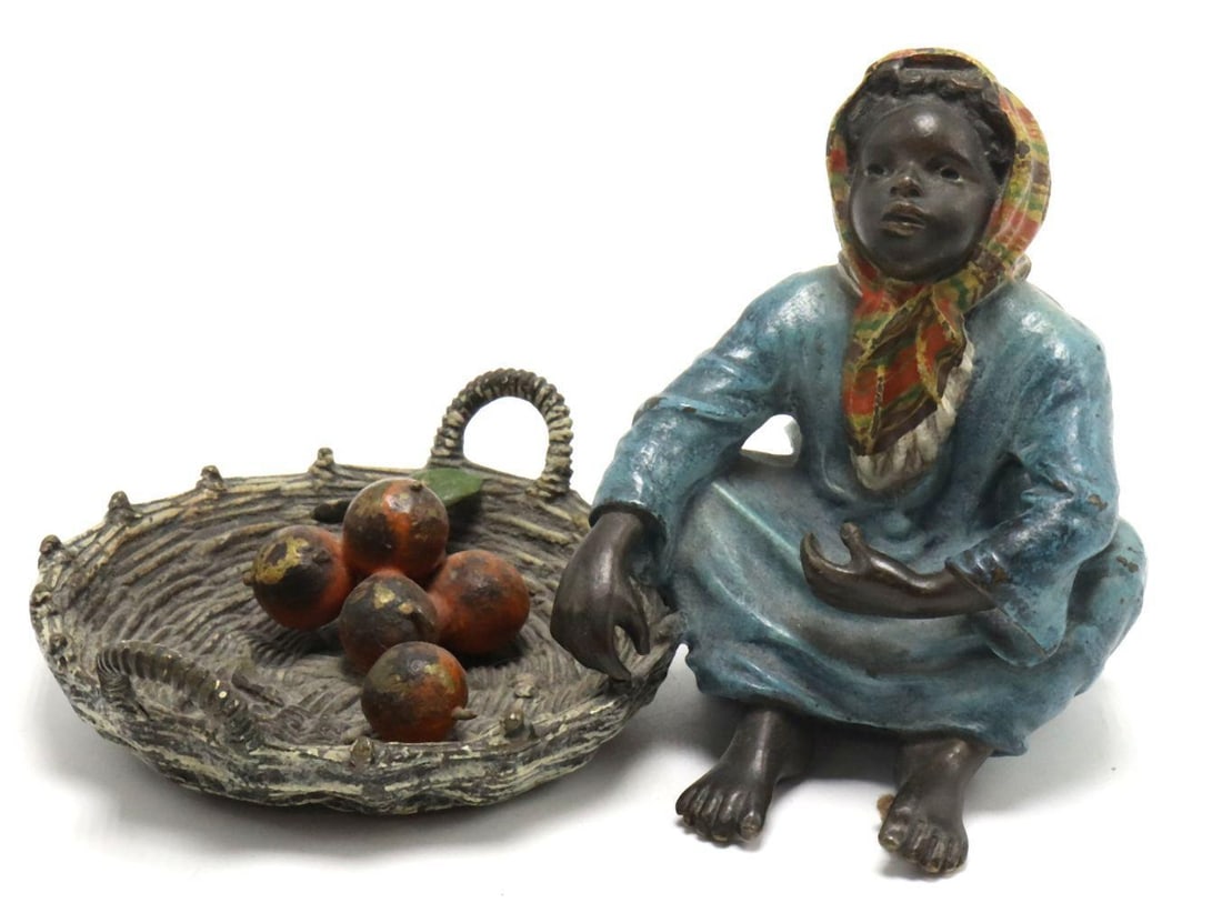 Franz Bergmann Cold Painted Bronze Figural Group (1 of 5)