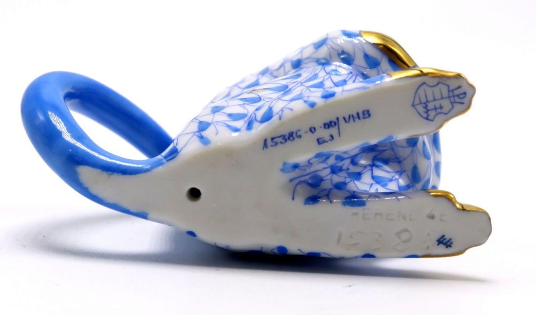 Herend Hand Painted Porcelain Sitting Monkey - 5