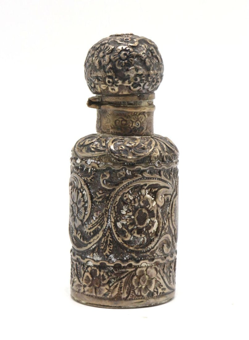 Antique Fisher Sterling Silver Scent Bottle (1 of 4)