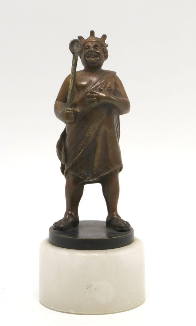 Late 19th C. European Miniature Bronze Figurine (1 of 5)