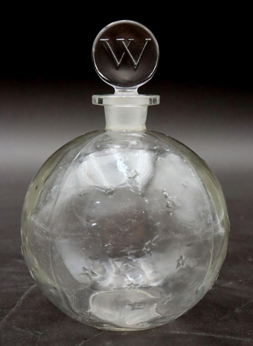 René Lalique for Worth Glass Scent Bottle (1 of 4)