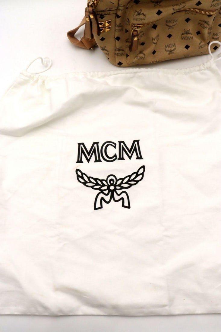 MCM "Stark Visetos" Small Side Stud Backpack - 5