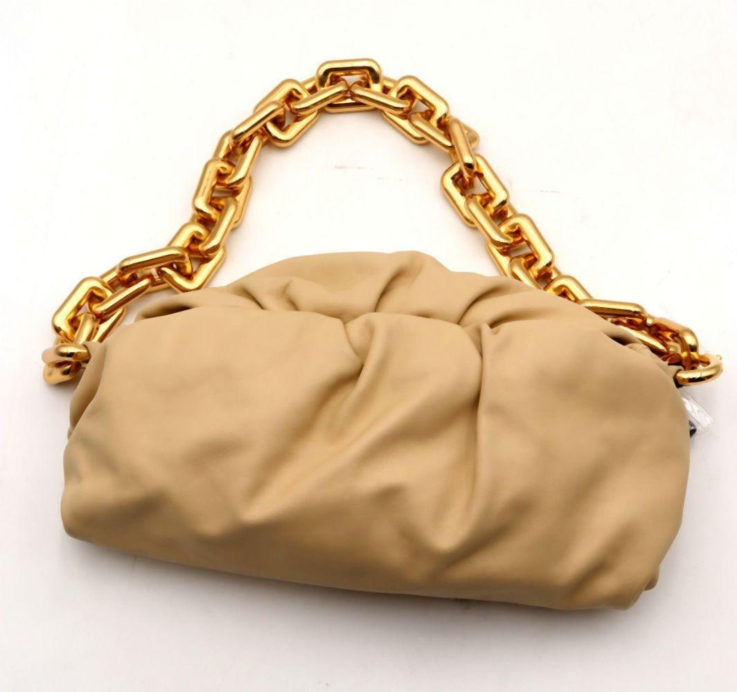 Bottega Veneta Leather Chain Link Pouch (1 of 4)