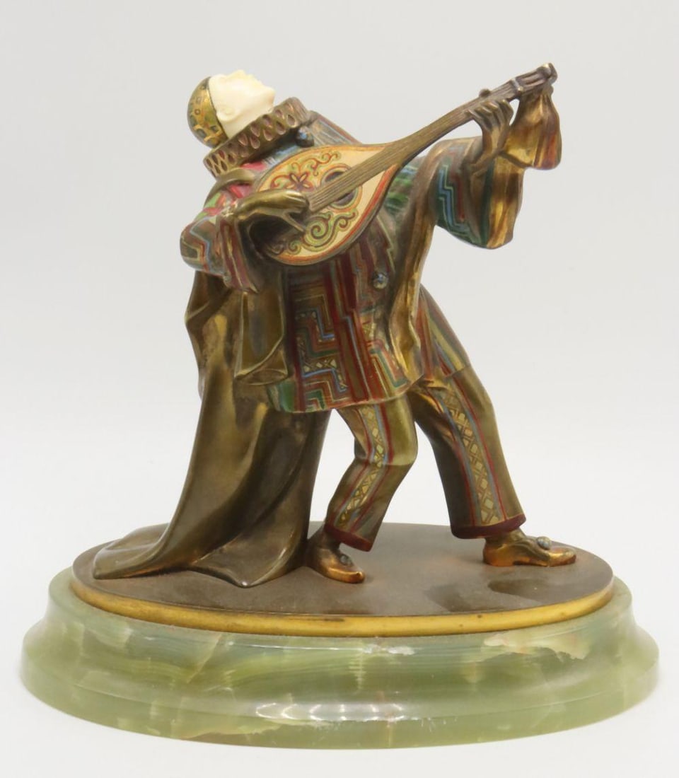 Karl Perl (Austrian, 1876–1965) Polychrome Bronze Sculpture (1 of 5)