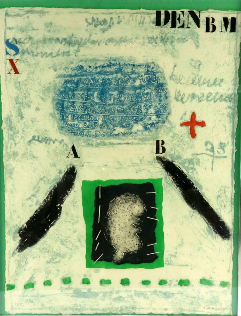 James Coignard "Untitled" Signed Carborundum Etching (1 of 6)