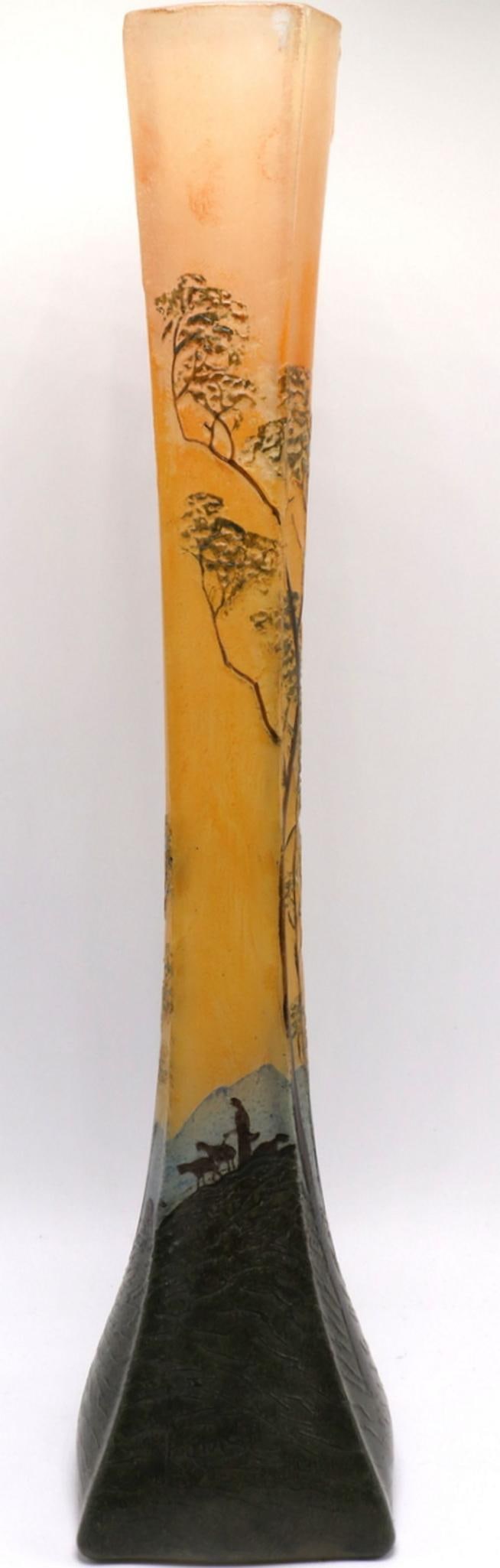 Legras Art Nouveau Cameo Glass Vase (1 of 8)