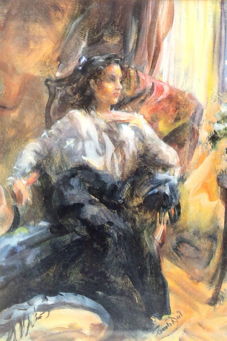 Pamela Neil "Untitled" Oil Painting on Paper (1 of 4)