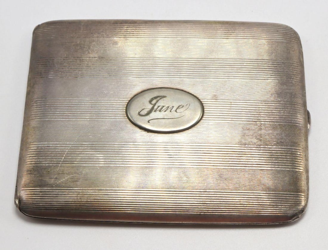 Vintage Elgin Sterling Silver Cigarette Case (1 of 4)