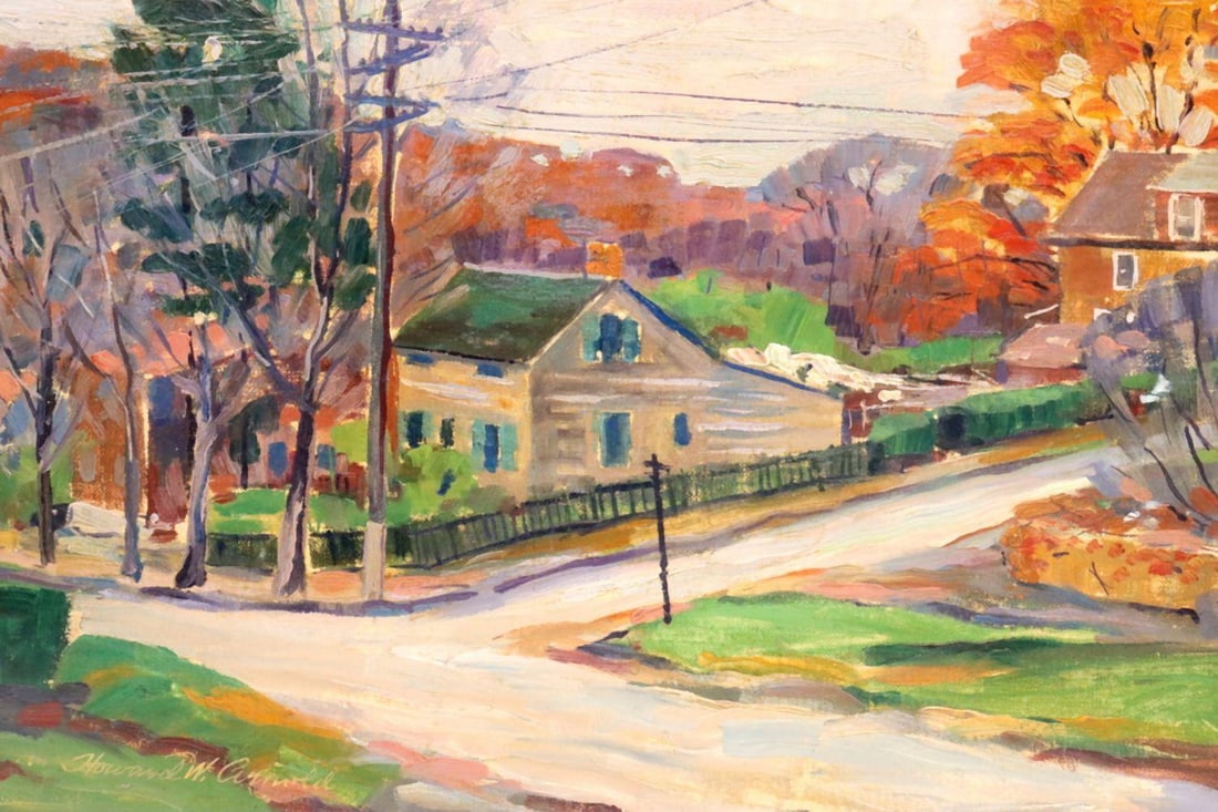 Howard W. Arnold (American, 1922-1975) Oil Painting on Panel (1 of 6)