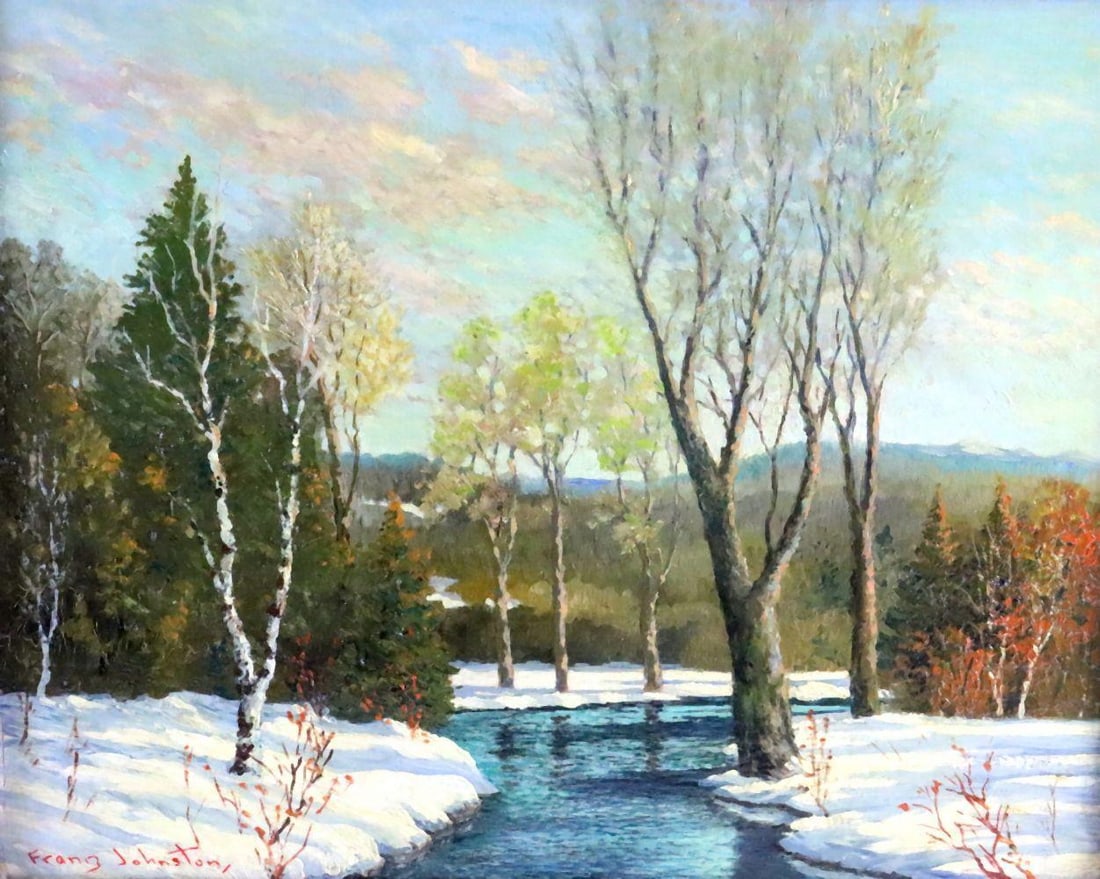 Attr. Franz Johnston (Canadian, 1888-1949) Oil Painting on Board (1 of 5)