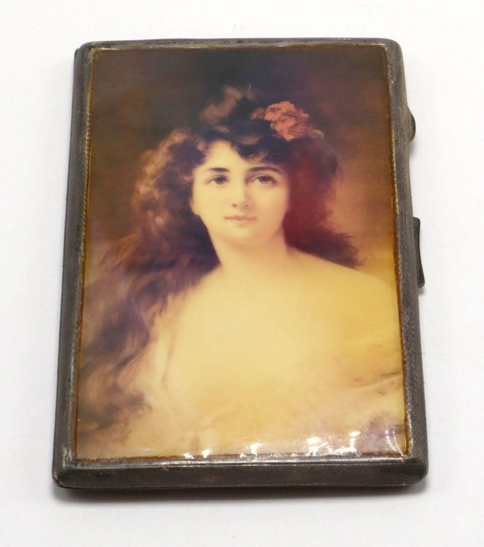 Vintage English Sterling Silver Cigarette Case (1 of 5)