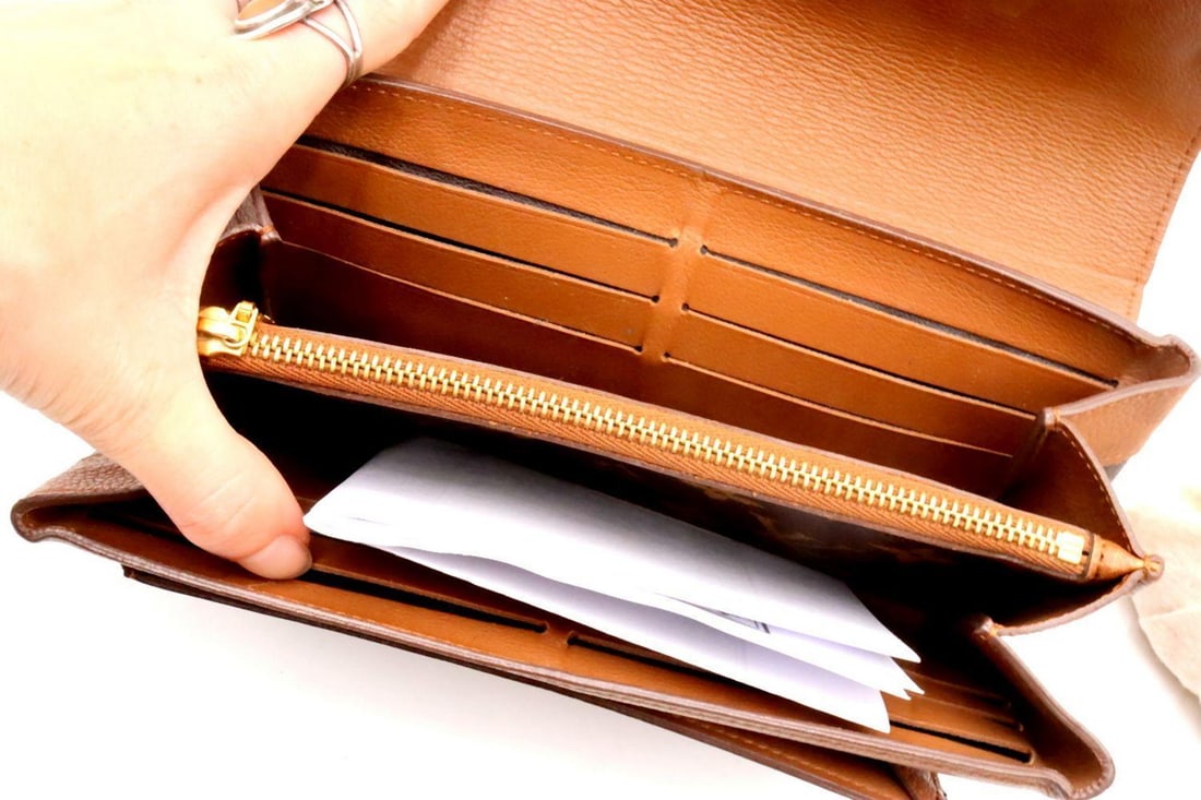 Louis Vuitton "Elysee" Monogram Leather Wallet - 4