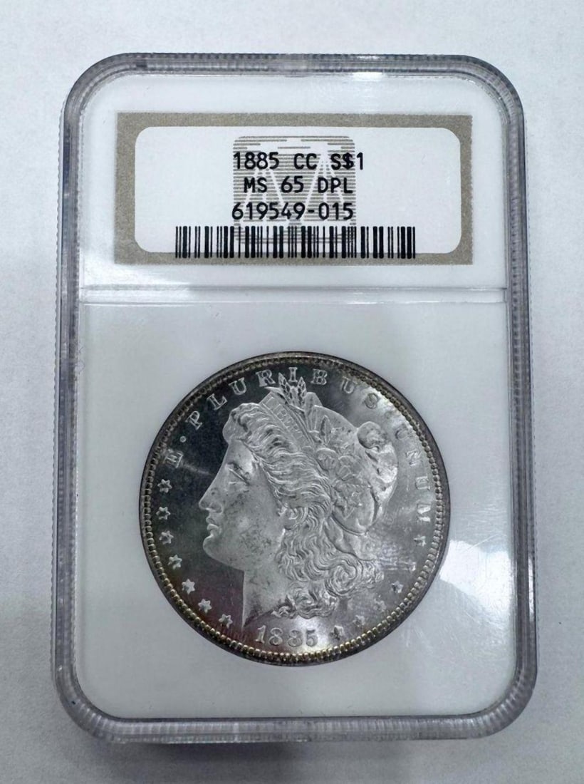 1885-CC Morgan Silver Dollar NGC MS65 DPL (1 of 2)