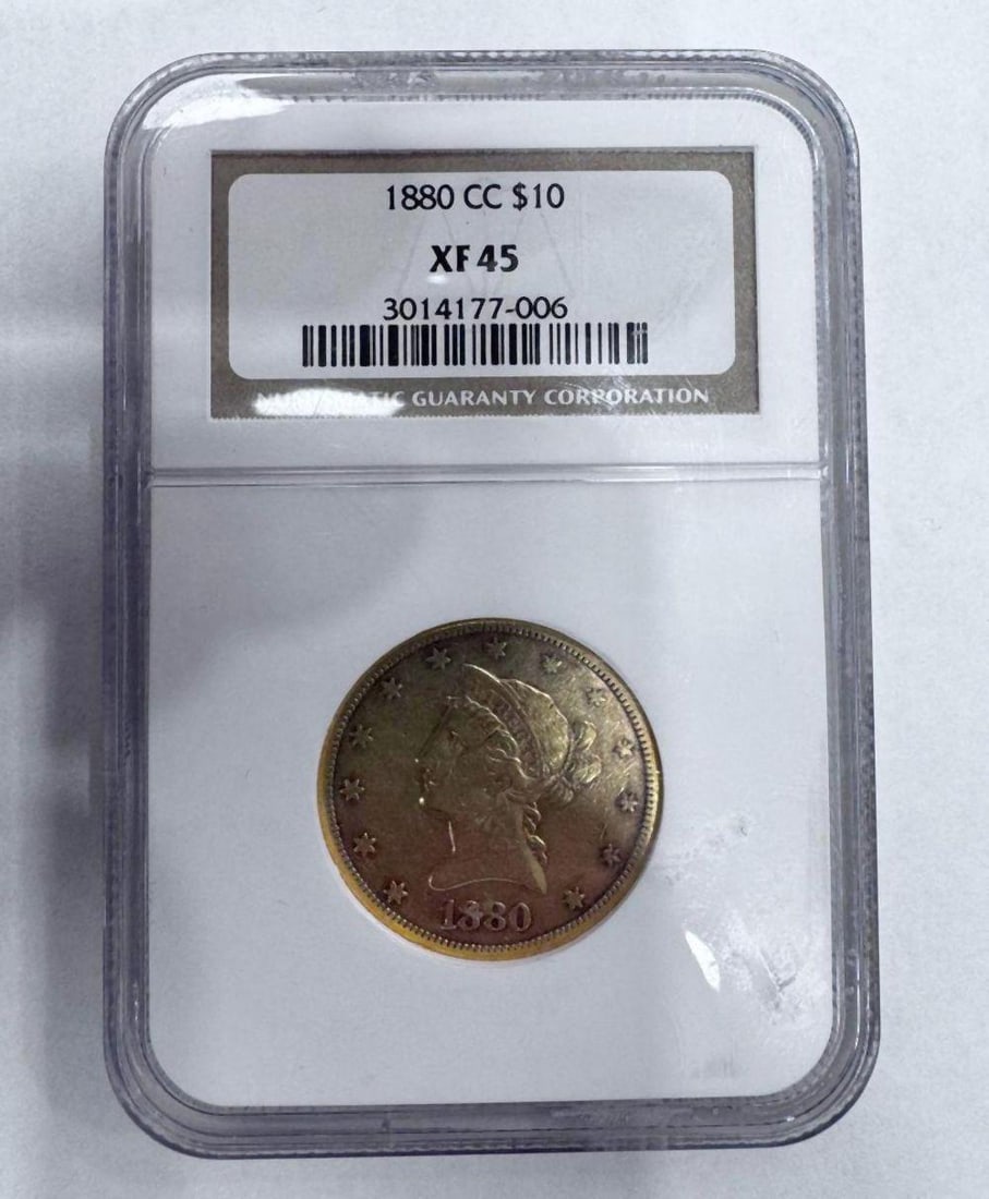 1880-CC Liberty Head Eagle NGC XF45 (1 of 2)