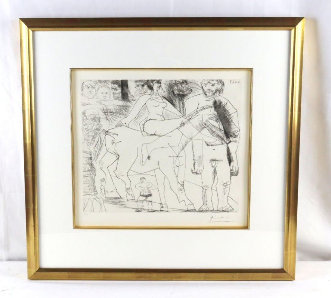 After Pablo Picasso Lithograph Etching - 2