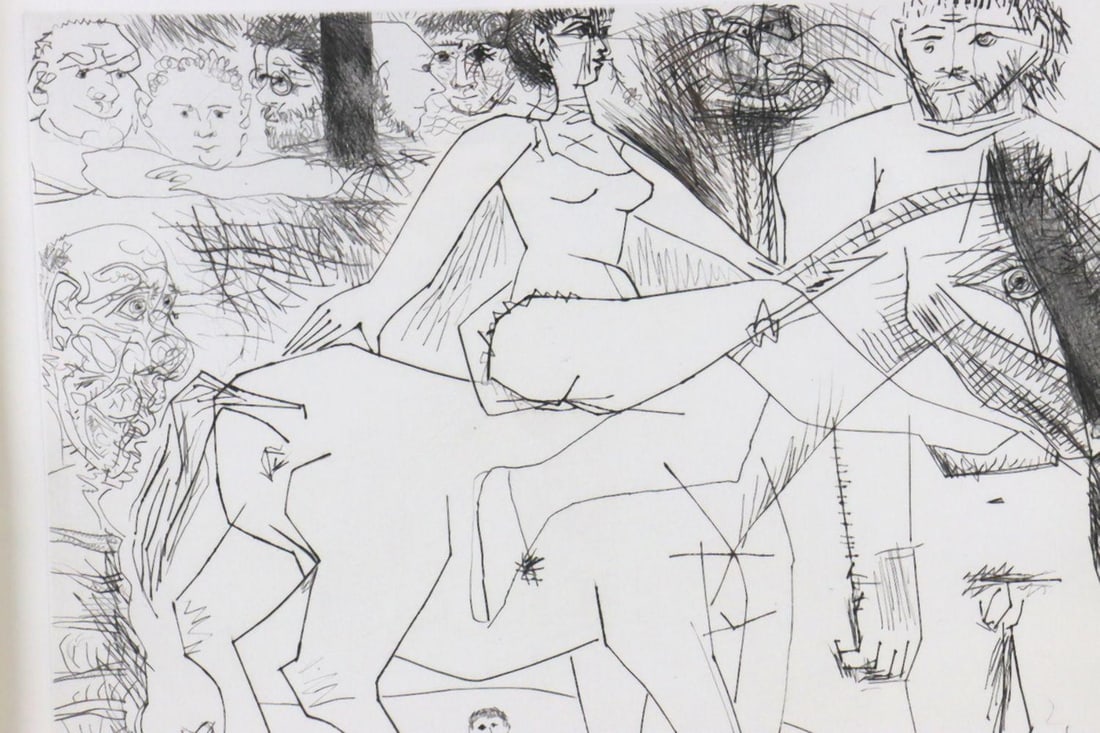 After Pablo Picasso Lithograph Etching - 3