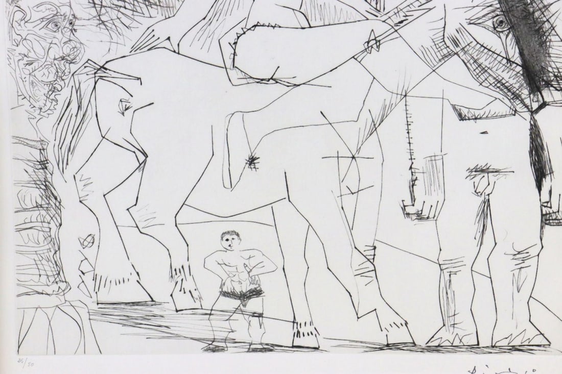 After Pablo Picasso Lithograph Etching - 4
