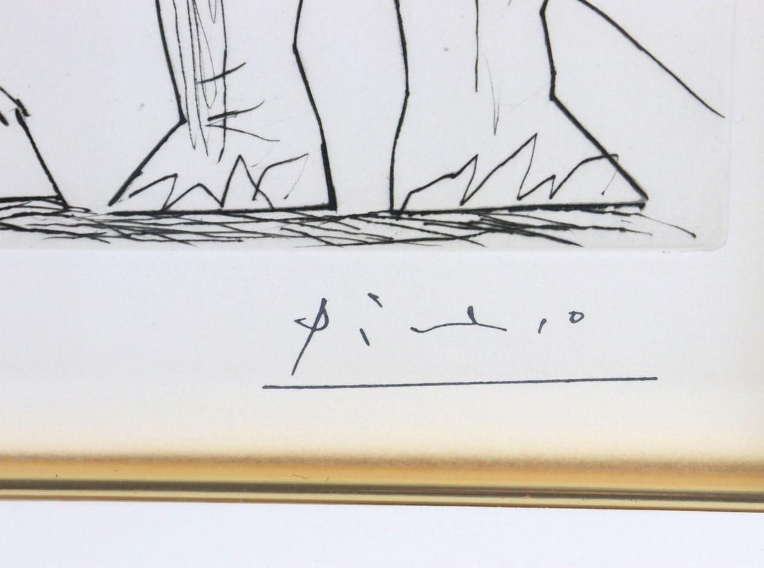 After Pablo Picasso Lithograph Etching - 5