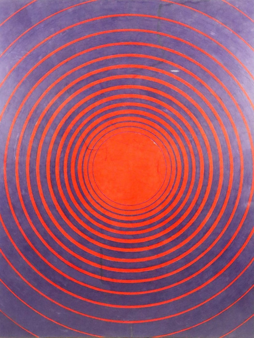 Andrew Brischler (American, b. 1987) Colored Pencil & Graphite on Panel: Andrew Brischler (American, b. 1987) I’m on Fire Colored pencil and graphite on panel Circa 2015 40" H x 32" W This work by American artist Andrew Brischler combines colored pencil and