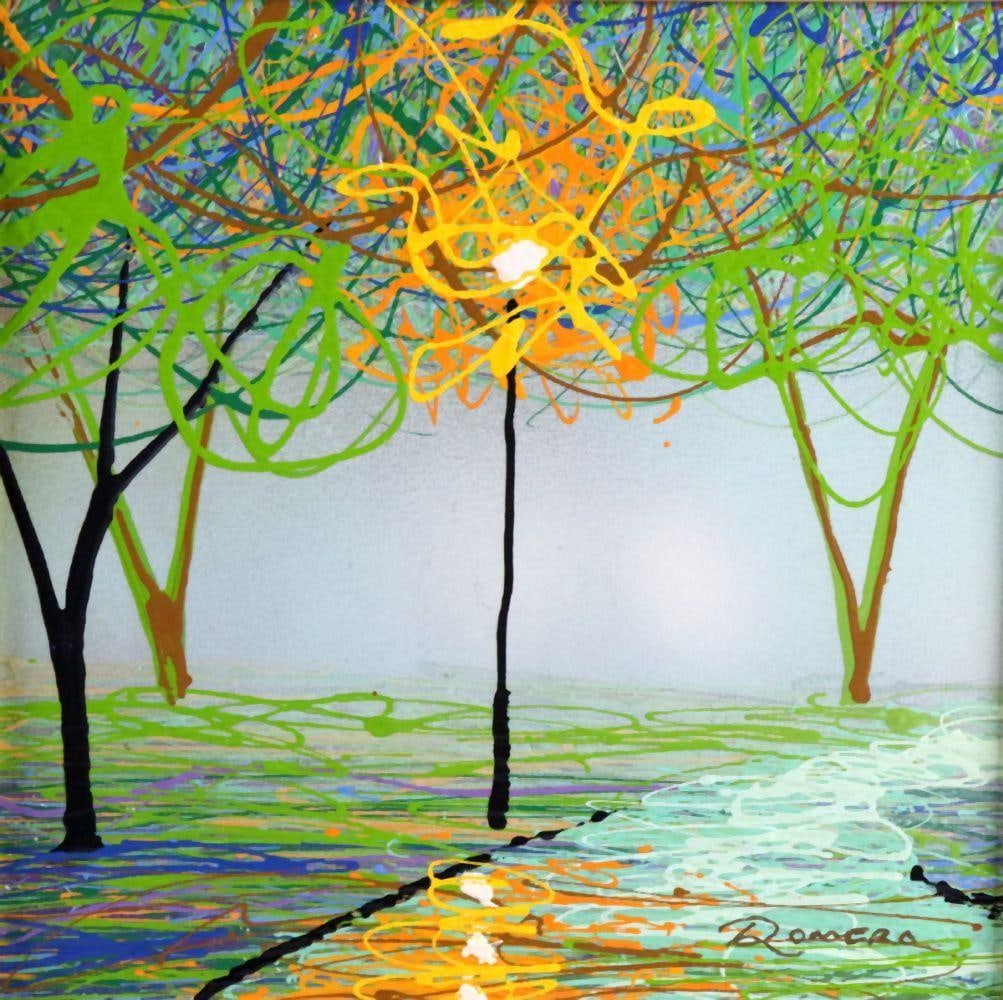 Michael Romero (American, b. 1992) "Light" Acrylic on Canvas (1 of 6)