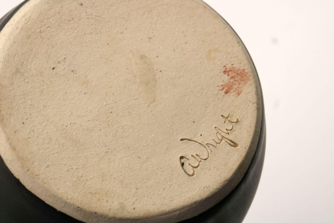 Amanda Wright "Yes" Stoneware Vase - 3