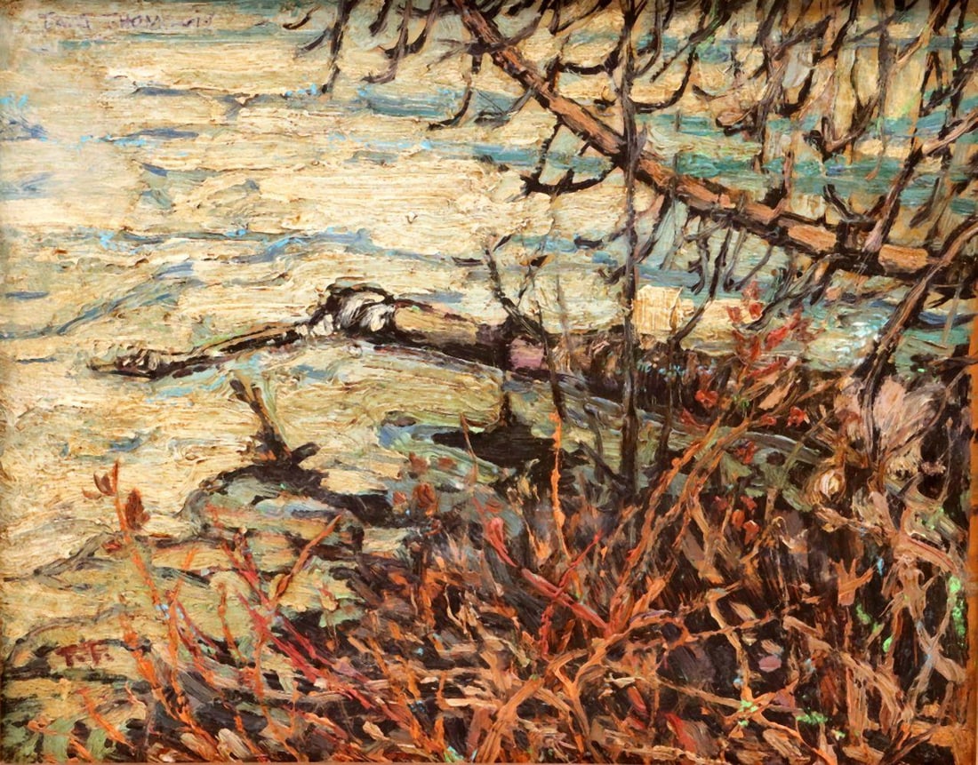 Attr. Tom Thomson Oil Painting on Panel (1 of 6)