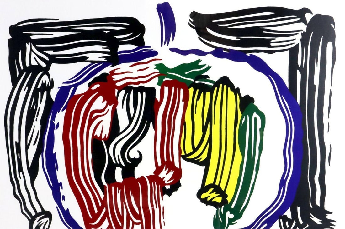 Roy Lichtenstein "Apples Brushstroke" Lithograph - 3